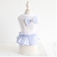 Petstyle spring and summer new fresh cotton yarn striped skirt dress dog clothes cat skirt
