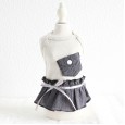 Petstyle spring and summer new color cotton thin pocket skirt Korean style dress dog clothes cat skirt