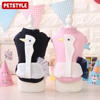 Petstyle autumn new swan skirt sweater Teddy pet dog autumn and winter clothes