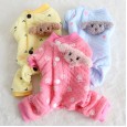 Petstyle autumn and winter new cute dog warm cotton pajamas pet clothes dog clothing