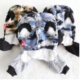 Limited bright autumn and winter new camouflage badge four-legged clothes pet clothes dog clothing