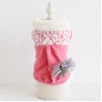 Petstyle autumn and winter new elegant corsage cotton clothes pet clothes dog clothing