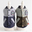 Petstyle autumn and winter new college style baseball jacket pet clothes dog clothing
