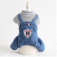 Petstyle autumn and winter new warm cotton embossed four-legged clothes pet clothes dog clothing