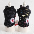 Petstyle autumn and winter new star dark grain vest pet clothes dog clothing