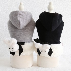 Petstyle autumn and winter new three-dimensional rabbit wool coat pet clothes dog clothing
