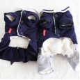 Petstyle autumn and winter new college bear couple clothes pet clothes dog clothing