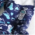 Petstyle autumn and winter clothing starry story four-legged clothes dog clothes pet clothing 4-legged bodysuit thickened