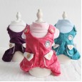 Petstyle autumn and winter retro doll strap four-legged pet clothes dog clothing hooded skirt
