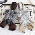 Petstyle autumn and winter D letter four-legged clothes pet clothes dog clothing one-piece cotton 4 foot clothes