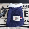 Petstyle autumn and winter navy style patch vest pet clothes dog clothing coat windbreaker