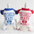 Petstyle autumn and winter new letters three-color belt four-legged clothes plus velvet thickening pet home service freight service