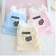 Petstyle autumn and winter crown student skirt pet Korean college style dog bib cat cat cotton coat