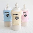 Petstyle autumn and winter crown student skirt pet Korean college style dog bib cat cat cotton coat