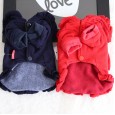 Petstyle autumn and winter navy collar butterfly skirt pet clothes dog clothes festival celebration cat clothes