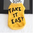 Petstyle autumn and winter simple multicolor sweater pet clothes dog clothes cat cool dog coat