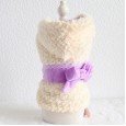 Autumn and winter clothing four-color pineapple section with cotton padded thick warm pet clothes dog clothing