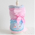 Autumn and winter clothes small beautiful swan cotton coat thick warm pet clothes dog clothing