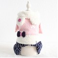 Limited bright autumn and winter new rabbit striped four-legged clothes pet clothes dog clothing