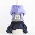Petstyle autumn and winter new color matching pocket denim four-legged clothes pet clothes dog clothing