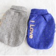 Autumn and winter new bronzing sweater base shirt pet clothes dog clothing