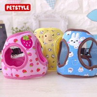 Petstyle Full Print Cartoon Chest Strap Dog Protective Leash Cord Vest Chest Cat