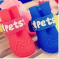 Petstyle QQ rain boots waterproof shoes soft comfortable candy shoes pet shoes dog shoes
