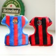 Dog traction rope Teddy small dog rope chest strap VIP football team uniform walking the dog rope