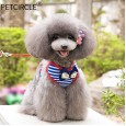 Pet dog leash cowboy chest strap dog leash collar set dog leash