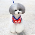 Pet dog leash cowboy chest strap dog leash collar set dog leash