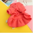 Dog clothes puppies costumes Bomei Teddy pet cat costumes autumn and winter plus velvet thick princess bow skirt