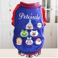 Schnauzer clothes autumn and winter handsome cotton clothes embroidery jacket teddy bear clothes party animal jacket