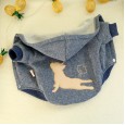 Law fighting fat dog pet dog clothes fart little law fighting sweater autumn and winter new plus velvet starling bully dog costume