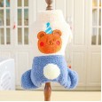 Pet dogs and cats autumn and winter new lamb cashmere birthday party four-legged clothes pink rabbit brown bear teddy bear clothes