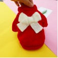 Pet sweater puppy dog clothes cat costume puppies autumn and winter thickened high collar warm Teddy bear bulldog