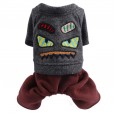 New Teddy Bear Puppy Caterpillar Monster Demon Dark Four-legged Fall Winter Cat and Dog Clothes