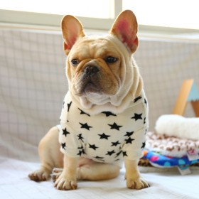 Pet dog clothes law fighting heroes fat dog Corgi bully stars knitted round neck shirt comfortable cute dog costumes