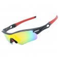 Riding glasses five-piece suit bicycle outdoor sports fishing mountaineering myopia polarized