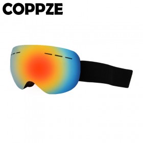 Big spherical ski glasses goggles goggles can be card myopia double lens anti-fog anti-ultraviolet OTG