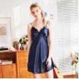 Yaoting explosion silk nightdress ladies summer lace sexy suspenders pajamas home service DQ1118
