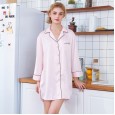 Yaoting classic silk ladies pajamas spring and summer sexy nightdress pajamas home service SQ19142