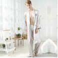 Yaoting explosion silk pajamas summer men's shorts nightgown home service two-piece suit TZ658 / WP893