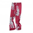 Yaoting silk pajamas men's spring and summer single trousers pajamas home service CK1080