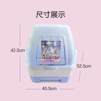 Japan Alice IRIS double large large fully enclosed cat toilet TIO530FT Alice pine cat litter