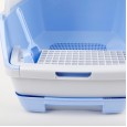 Japan Alice IRIS double large large fully enclosed cat toilet TIO530FT Alice pine cat litter