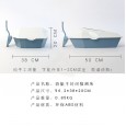 Semi-closed litter box cat toilet deodorant extra large anti-splash cat salad feces pot cat supplies