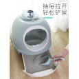 Cat litter box fully enclosed drawer top entry cat toilet cat pot shit deodorant deodorant anti-splashing cat feces pot