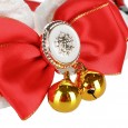 hoopet pet bow knot bells pet jewelry folding ear Garfield pet puppies bell jewelry supplies