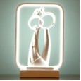 Creative simple modern bedroom bedside table lamp personality fashion wedding wedding room decoration