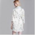 Pajamas ladies spring and summer silk sexy suspenders nightgown home service ladies three-piece suit can be worn outside YT